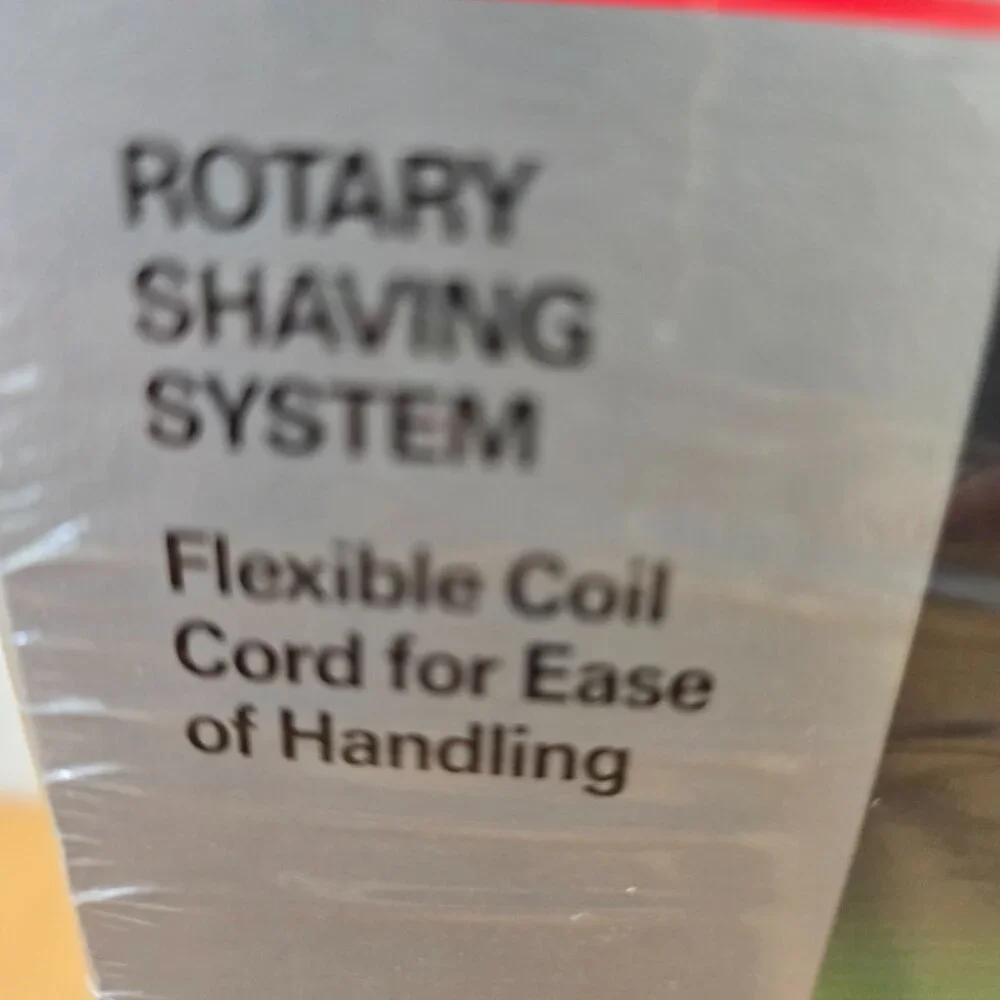 Vintage Ronson Rotary Shaving‎ System RR-2/521 Flexible Coil Cord New Sealed Box